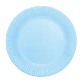 Papptallerkener Lyseblå 18 cm 20-pakning