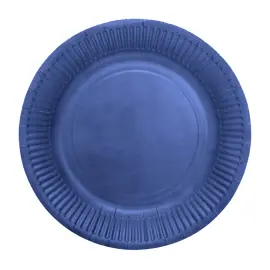 Papptallerkener Mørkblå 18 cm 8-pakning