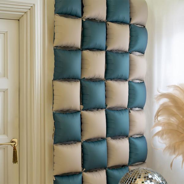 Puteballonger Marineblå/Beige 4-pakning