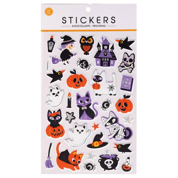 Skumklistremerker Halloween