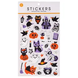 Skumklistremerker Halloween