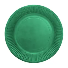 Papptallerkener Mørkgrønn 18 cm 20-pakning