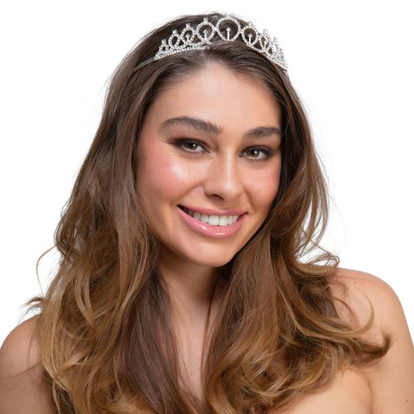 Tiara Sølv med Diamanter