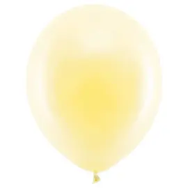 Rainbow Små Latexballonger Pastell Elfenbenshvite