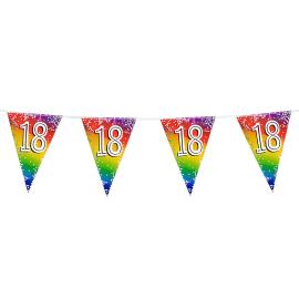 Vimpelgirlander Regnbue 18 år
