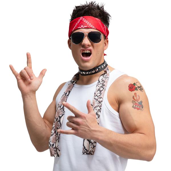 Rock Kostymtilbehør 3-pakning