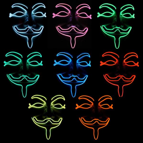 Anonymous LED Maske