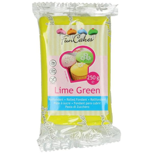 Sukkerpasta Lime Green 250 g