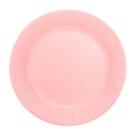 Papptallerkener Rosa 18 cm 20-pakning