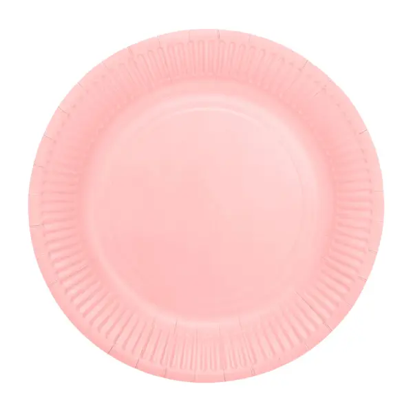 Papptallerkener Rosa 18 cm 8-pakning