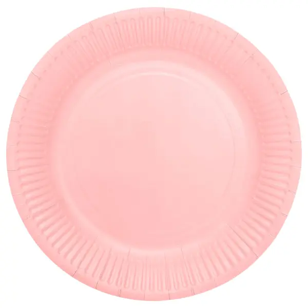 Papptallerkener Rosa 23 cm 16-pakning