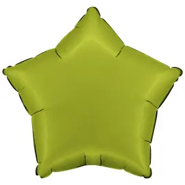 Folieballong Stjerne Satin Matcha Latte