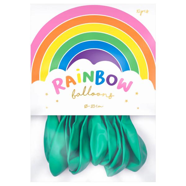 Rainbow Små Latexballonger Pastell Mintgrønne
