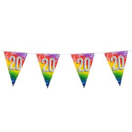 Vimpelgirlander Regnbue 20 år