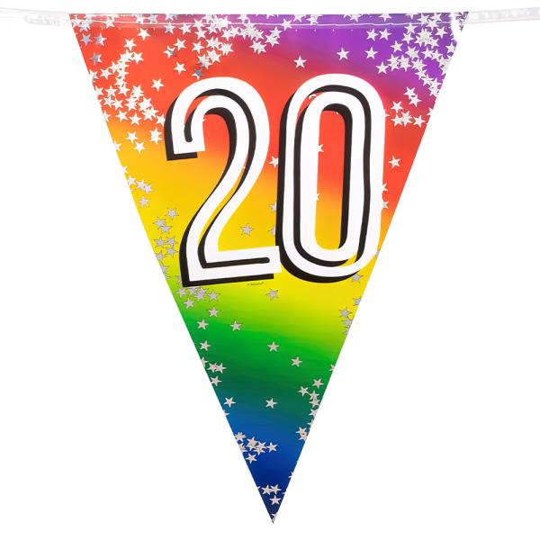 Vimpelgirlander Regnbue 20 år