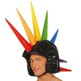 Oppblåsbar Spikes Hjelm