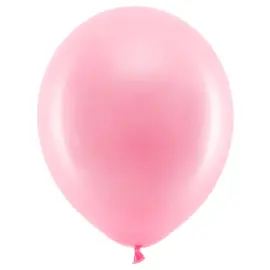 Rainbow Små Latexballonger Pastell Rosa
