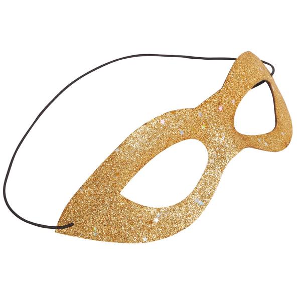 Gull Glitter Øyemaske
