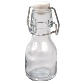 Glassflaske med Patentkork 4,5 x 11 cm