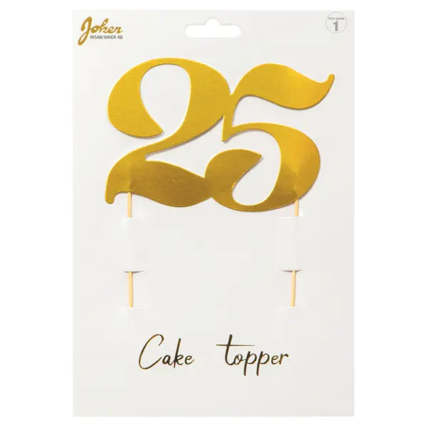 Cake Topper Gull 25