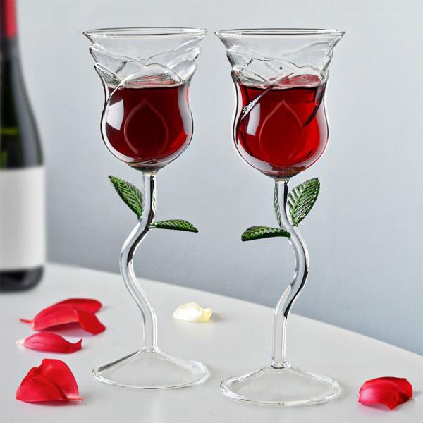 Vinglass Rose 200ml 2-pakning