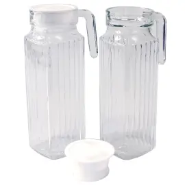 Glasskanne med Lokk 1 Liter
