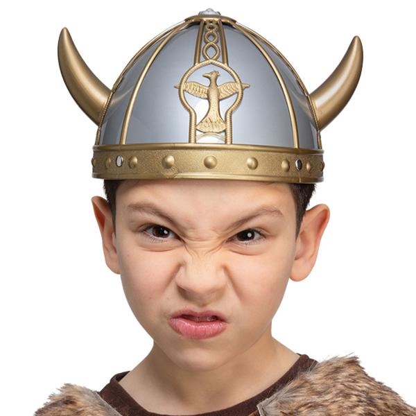 Vikinghjelm med Horn Barn