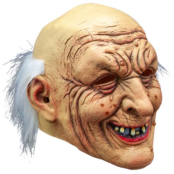 Maske Gammel Skallet Gubbe med Hår