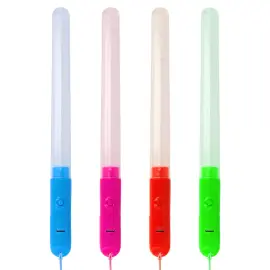 Led Light Up Blinkende Glitterstav