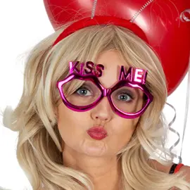 Briller Kiss Me M&oslash;rkerosa