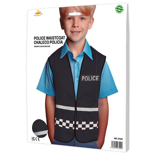 Politivest Svart Barn