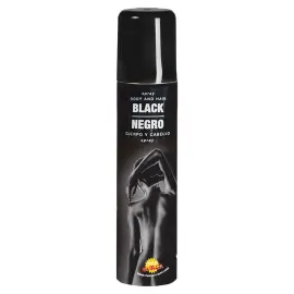 Hårfarge og Kroppsmaling Spray Svart