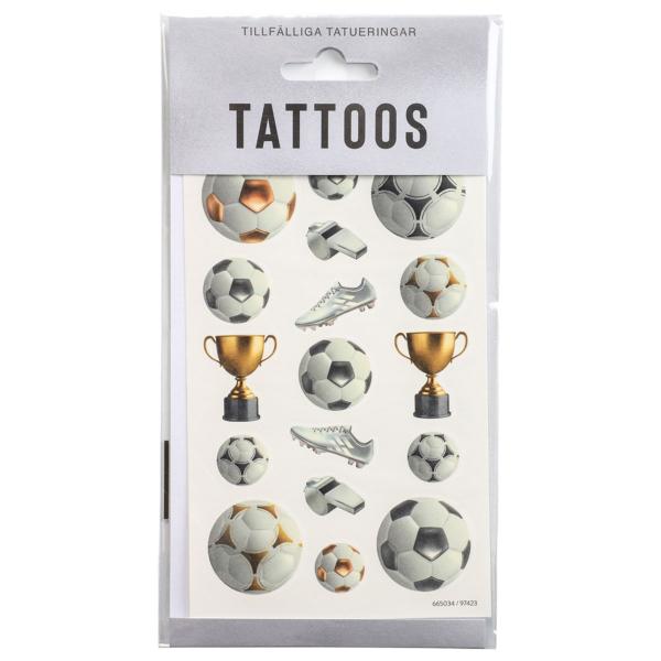 Midlertidige Tatoveringer Fotball 17-pakning