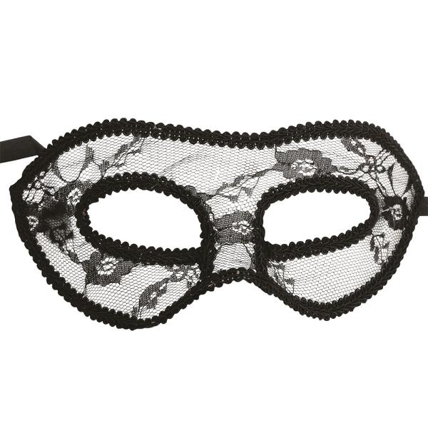 Svart Bøybar Halvmaske