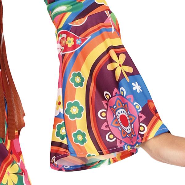 Kostyme Hippie Kjole og Pannebånd