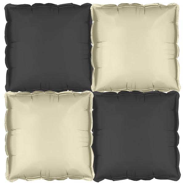 Puteballonger Svart/Beige 4-pakning
