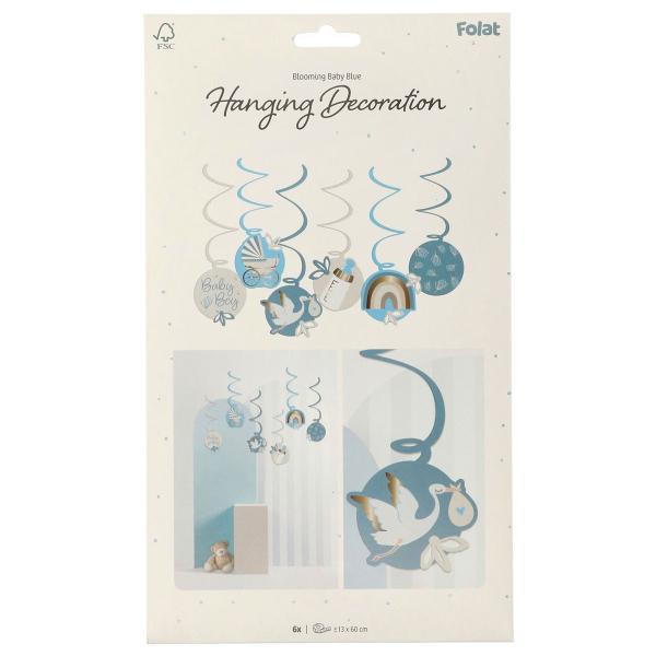 Hengende Dekorasjoner Baby Boy 6-pakning