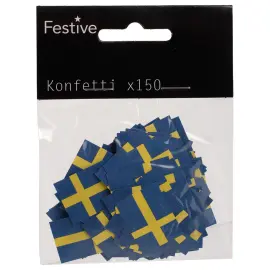Konfetti Svenske Flagget 150-pakning