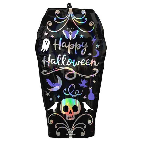 Happy Halloween Gravstein Folieballong
