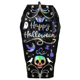 Happy Halloween Gravstein Folieballong