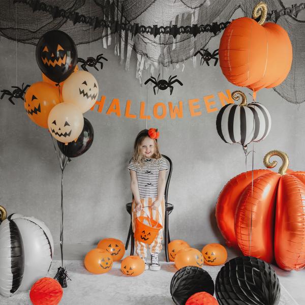 LED Ballonger Halloweengresskar 5-pakning