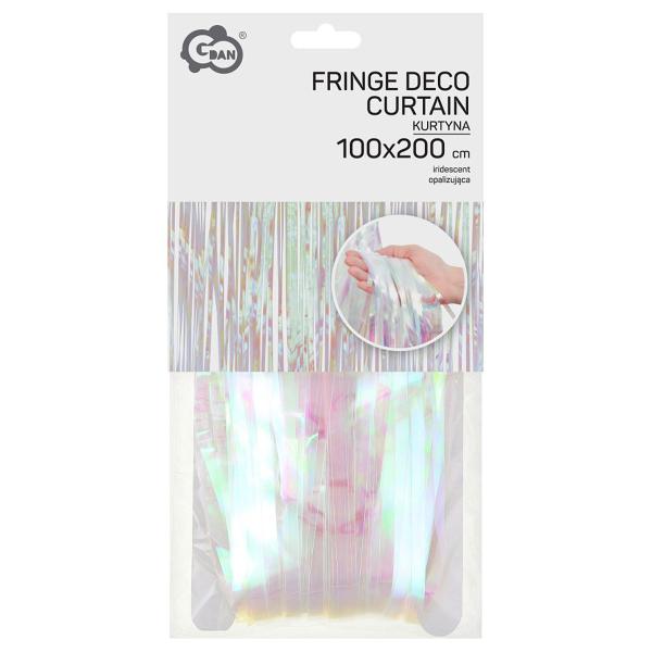 Dørforheng Iriserende Hvit