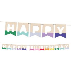 Happy Birthday Flaggirlander i Tre 4 m