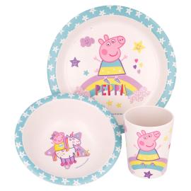 Peppa Gris Servise Bambus