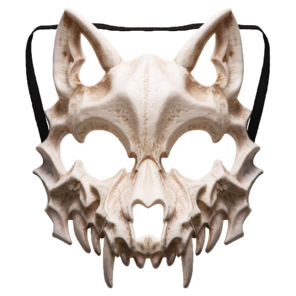 Skjelettmaske Varulv