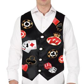 Pokervest Svart