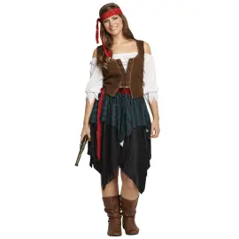 Piratkostyme Caribbean Lady