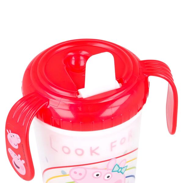 Peppa Gris Kopp med Sugerør