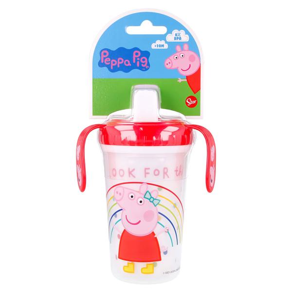 Peppa Gris Kopp med Sugerør