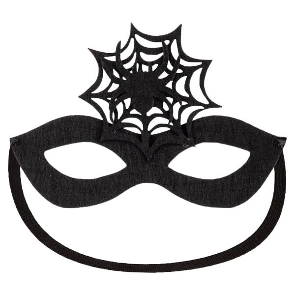 Svart Øyemaske Spindelvev Barn